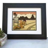 Whimsical Colorado Art Print featuring Hobo Squirrel - 8x10 or 11x14 Inches - Paper Prints - Two Little Fruits - Two Little Fruits