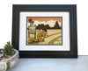 Whimsical Colorado Art Print featuring Hobo Squirrel - 8x10 or 11x14 Inches - Paper Prints - Two Little Fruits - Two Little Fruits
