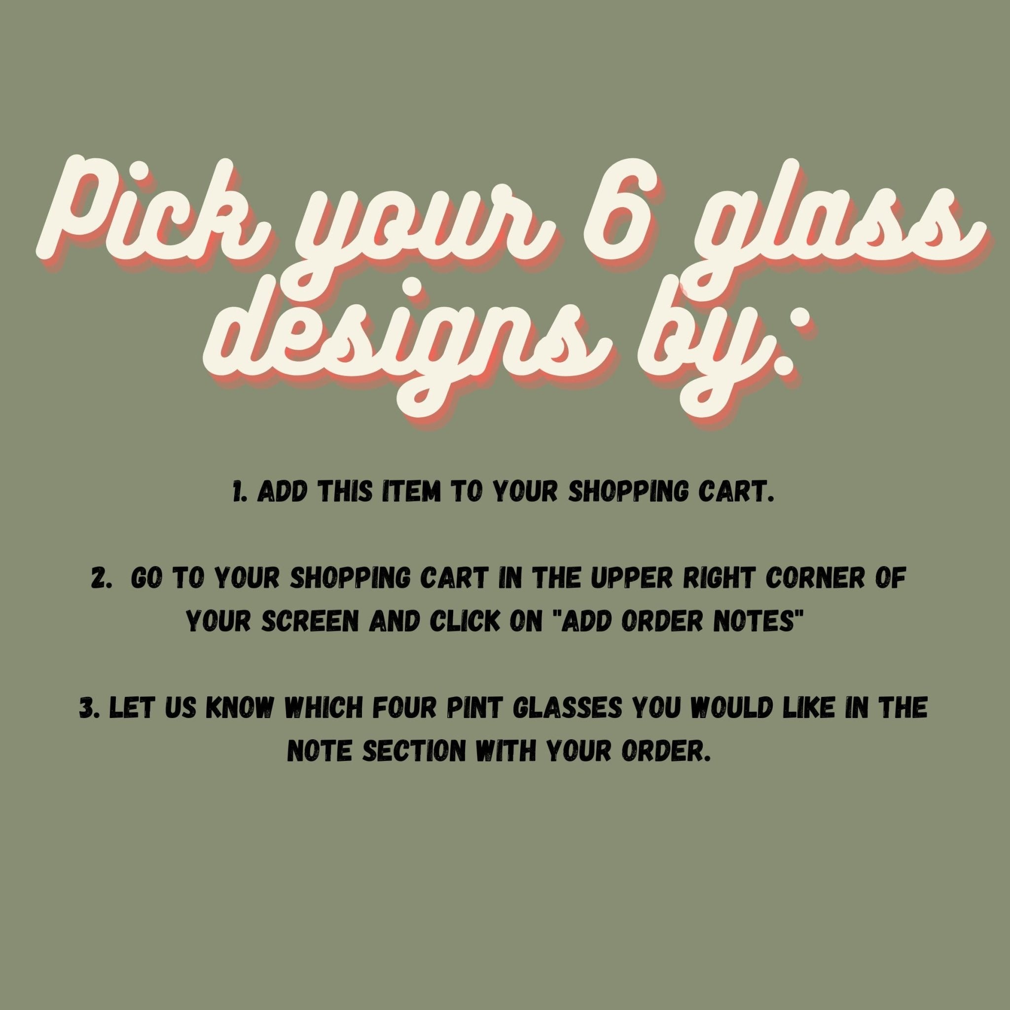 Whiskey Glass Sets | Mix and Match any 6! - Rocks Glass - Two Little Fruits - Two Little Fruits