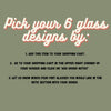 Whiskey Glass Sets | Mix and Match any 6! - Rocks Glass - Two Little Fruits - Two Little Fruits