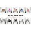 Whiskey Glass Sets | Mix and Match any 6! - Rocks Glass - Two Little Fruits - Two Little Fruits