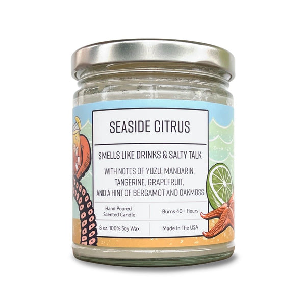 Yuzu Scented Soy Candle - Soy Candles - Two Little Fruits - Two Little Fruits