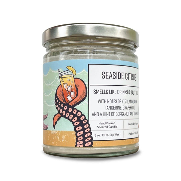 Yuzu Scented Soy Candle - Soy Candles - Two Little Fruits - Two Little Fruits